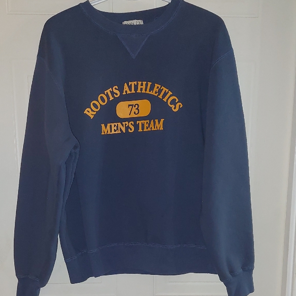 Roots Men's Navy Crewneck Sweater